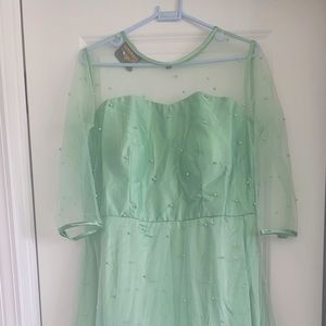 Long indo western gown